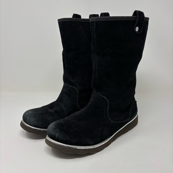 UGG Shoes - UGG Australia Callie Black Suede Boots Size 6